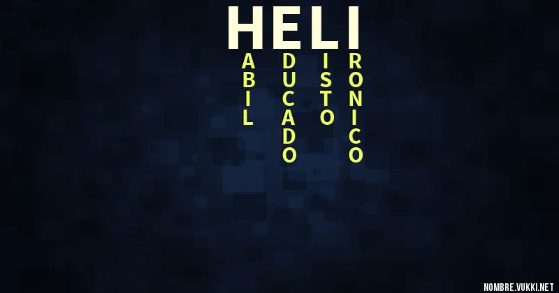 Acróstico heli