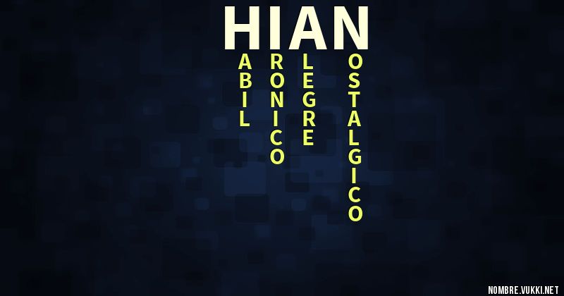 Acróstico hian