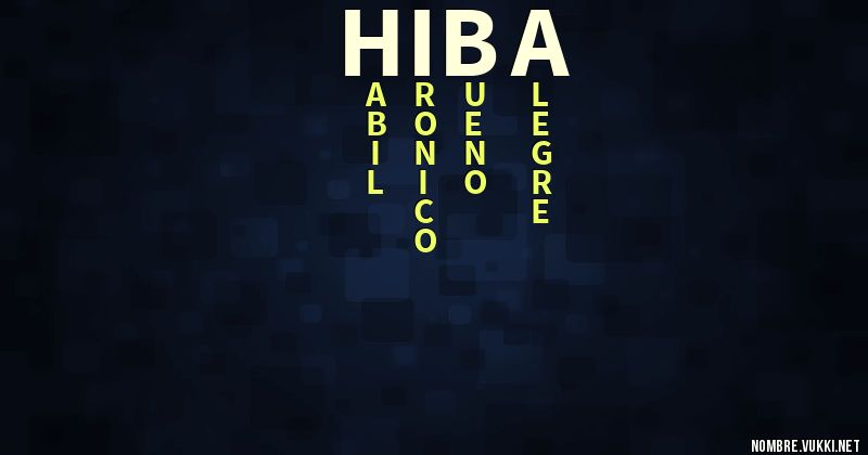 Acróstico hiba