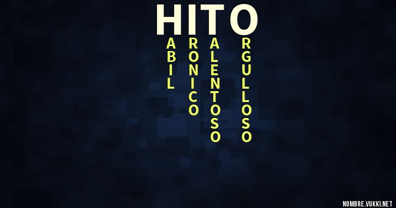 Acróstico hito