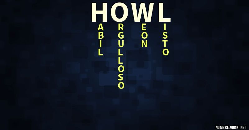 Acróstico howl