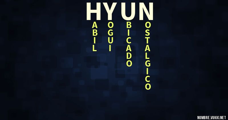 Acróstico hyun