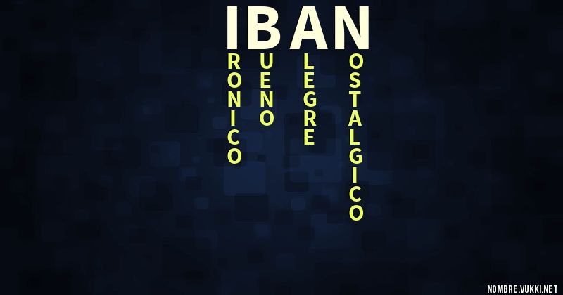 Acróstico iban