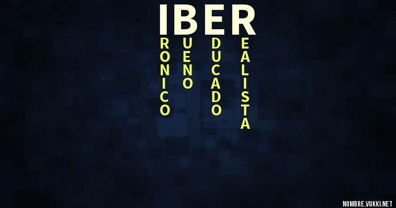 Acróstico iber