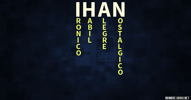 Acróstico ihan