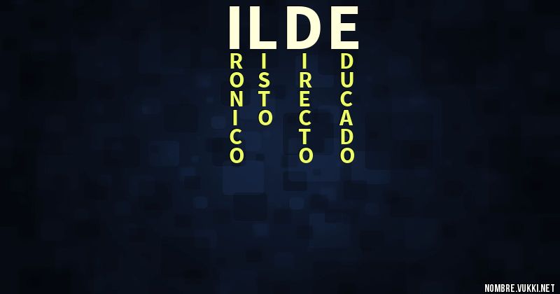 Acróstico ilde