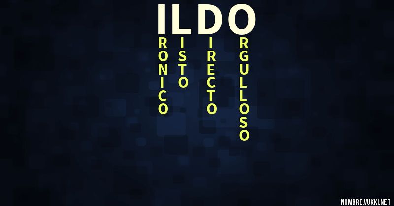 Acróstico ildo