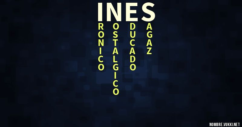 Acróstico ines
