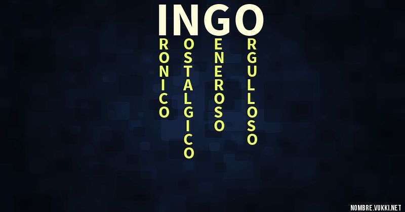 Acróstico ingo