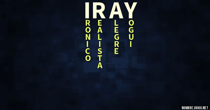 Acróstico iray