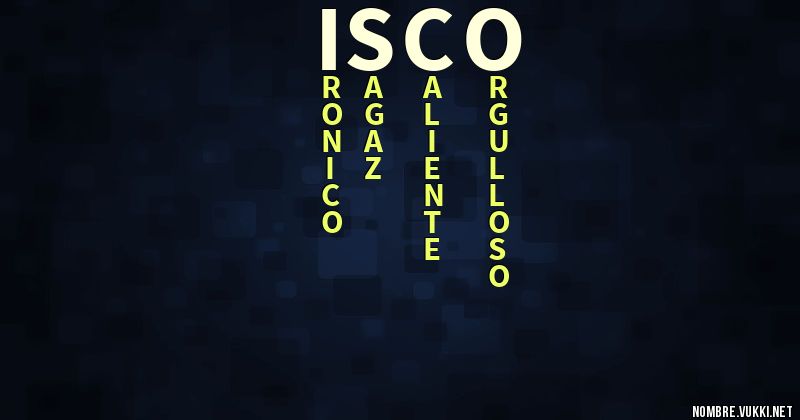 Acróstico isco