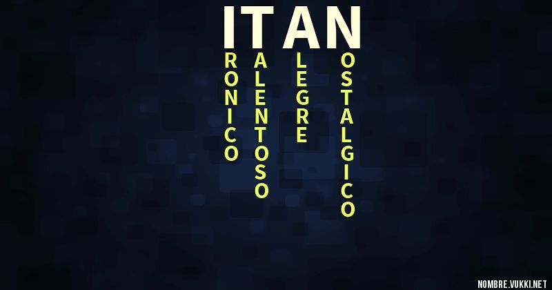 Acróstico itan