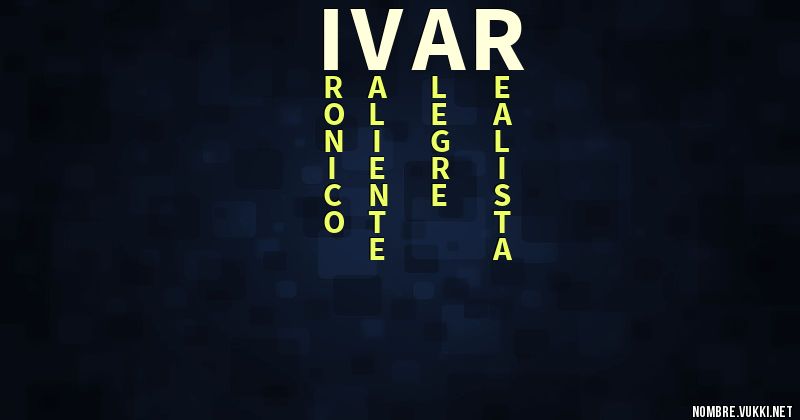 Acróstico ivar