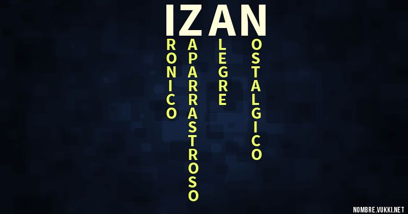 Acróstico izán