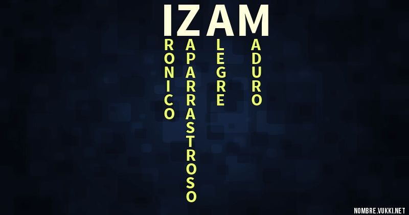 Acróstico izam