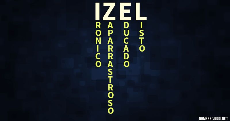 Acróstico izel