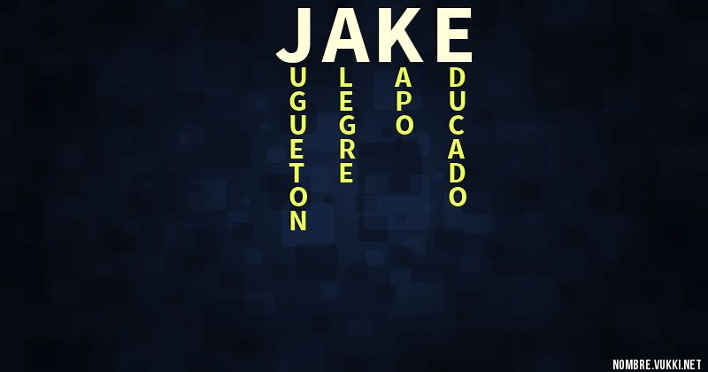 Acróstico jake