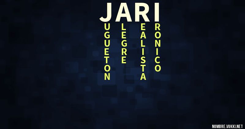 Acróstico jari