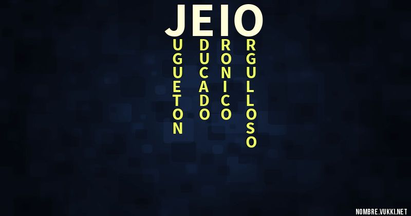 Acróstico jeio