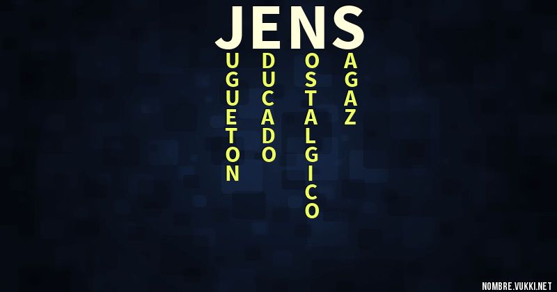 Acróstico jens