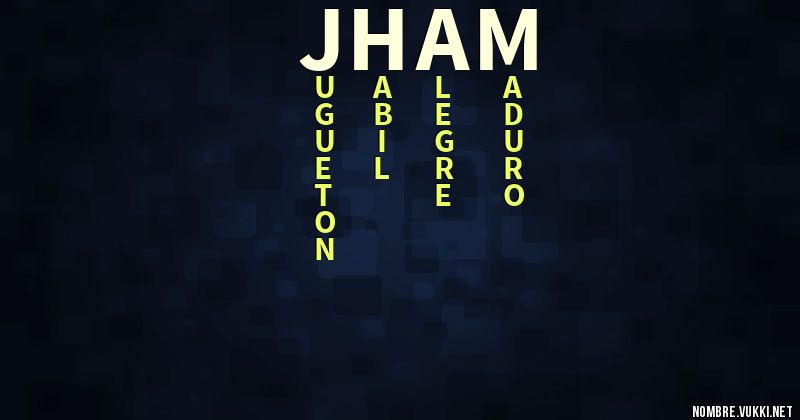 Acróstico jham