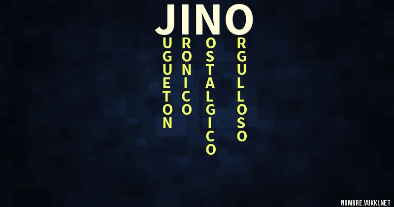 Acróstico jino