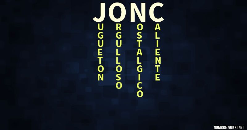 Acróstico jonç