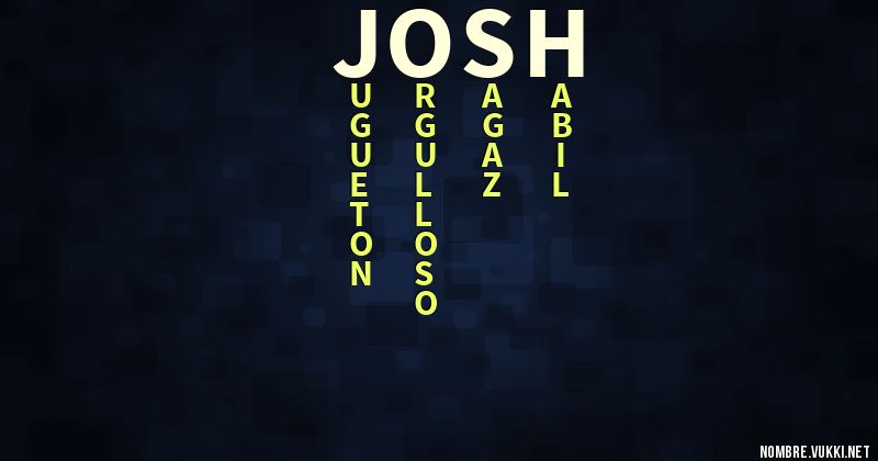 Acróstico josh