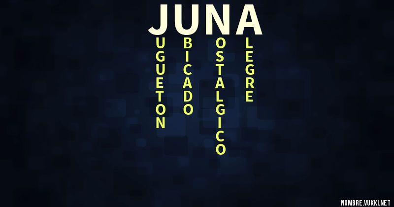 Acróstico juna