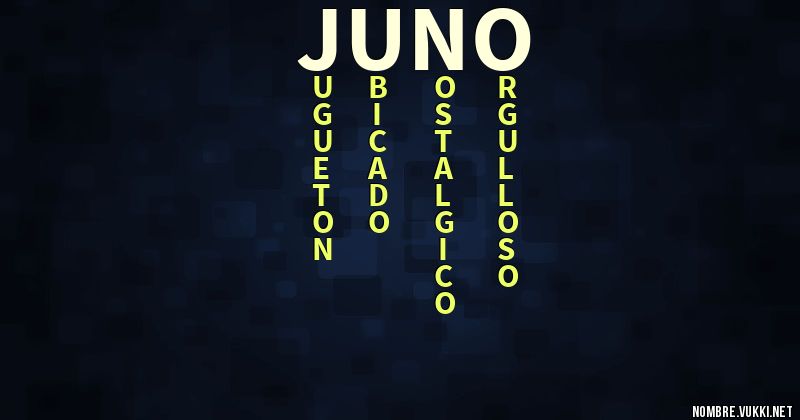 Acróstico juno