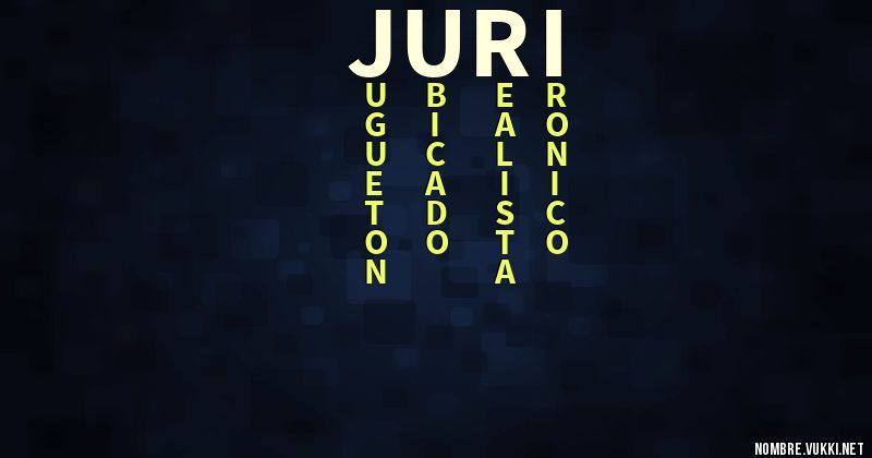 Acróstico juri