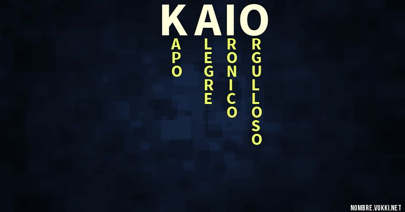 Acróstico kaio