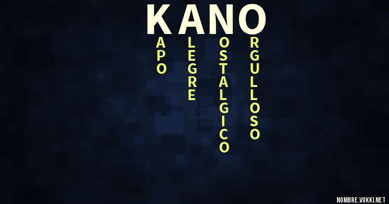 Acróstico kano