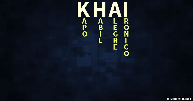 Acróstico khai