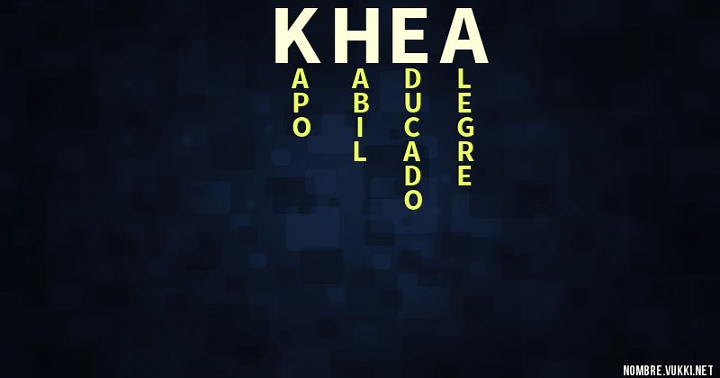 Acróstico khea