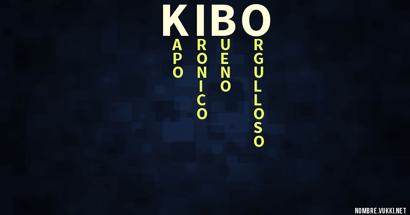 Acróstico kibo