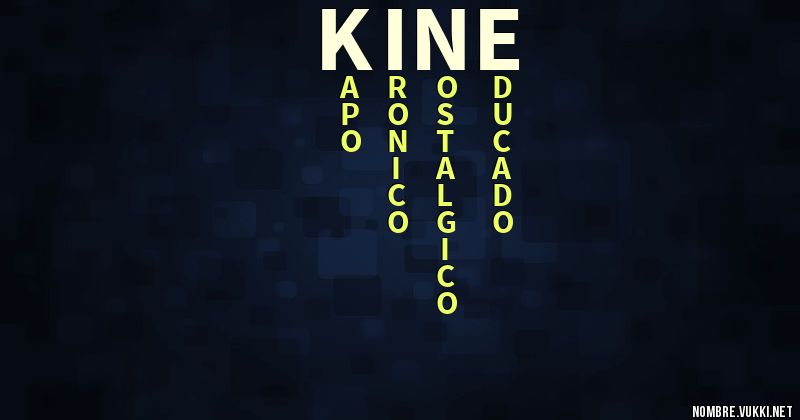 Acróstico kine