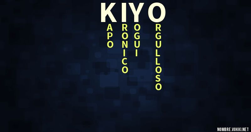 Acróstico kiyo