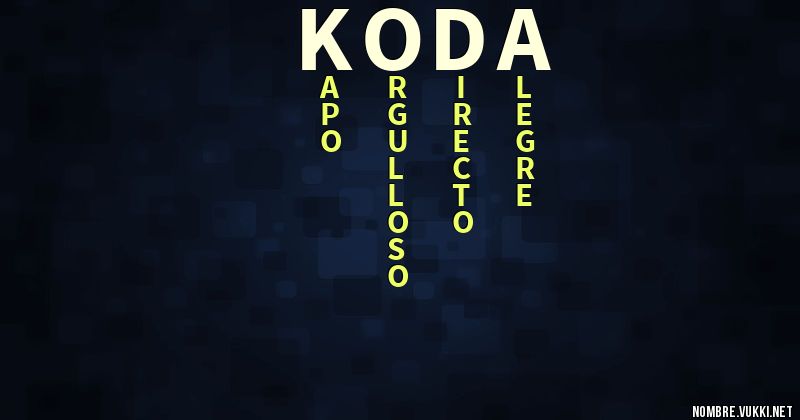 Acróstico koda