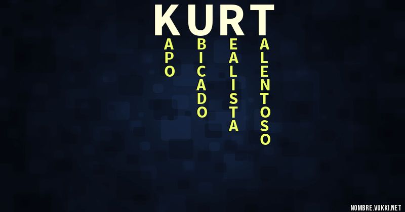 Acróstico kurt