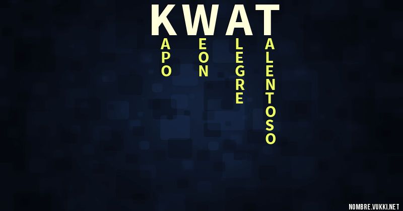 Acróstico kwat