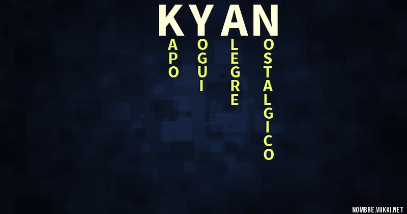 Acróstico kyan