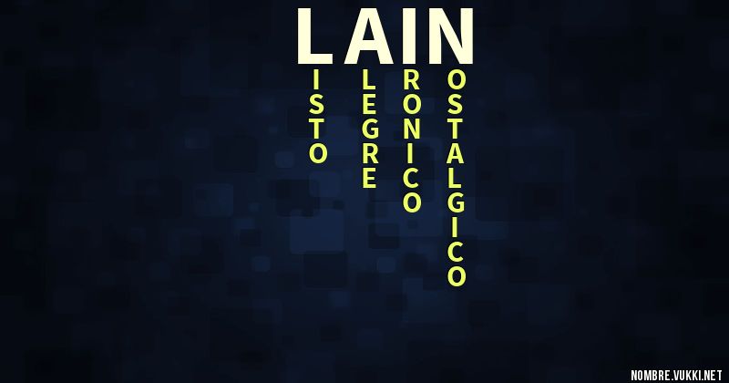 Acróstico lain