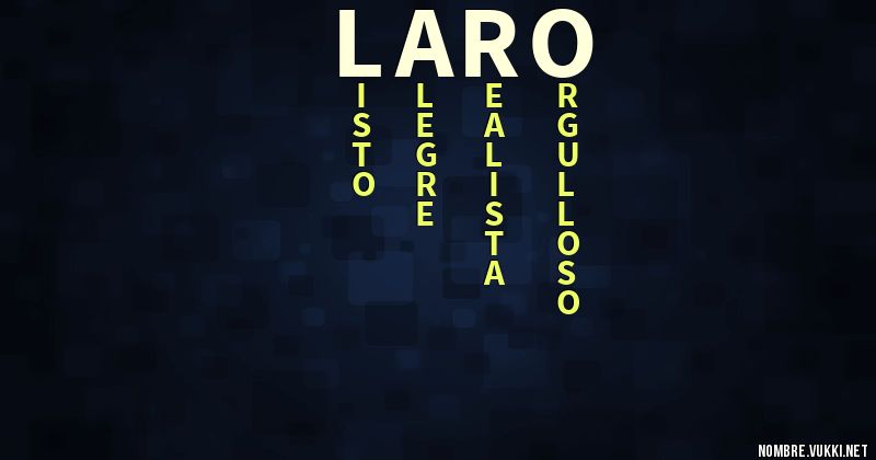 Acróstico laro