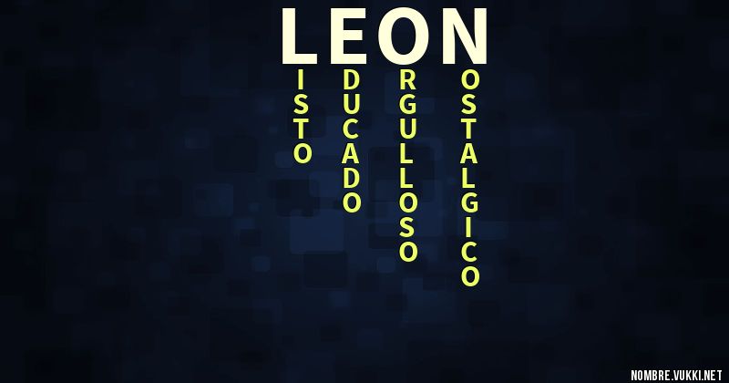 Acróstico león