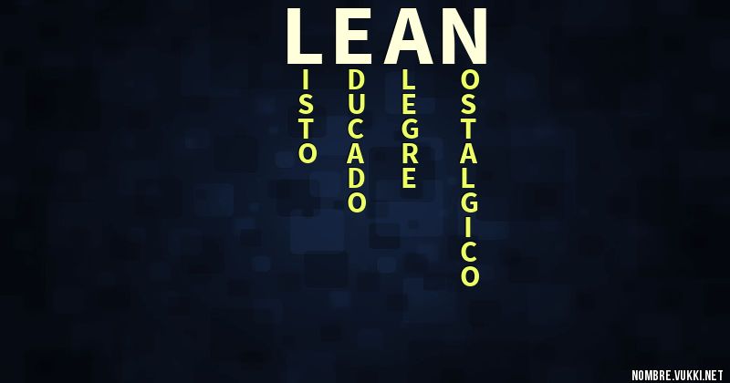 Acróstico lean