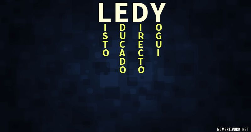 Acróstico ledy
