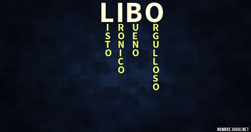 Acróstico libo