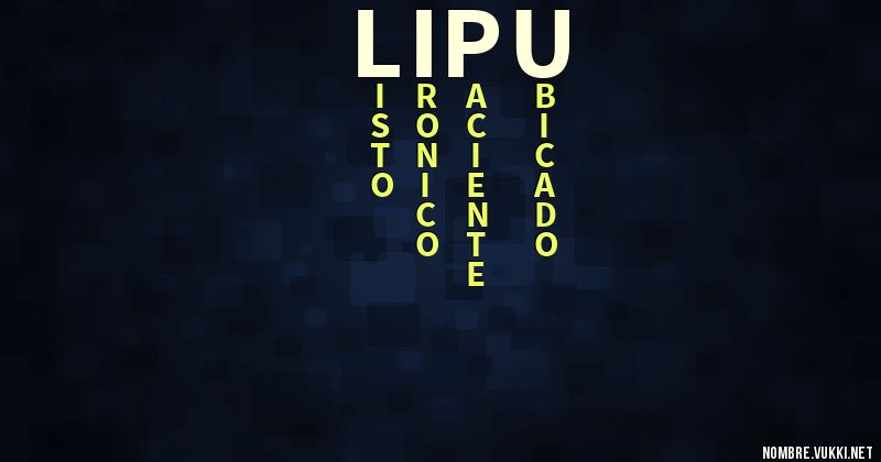 Acróstico lipu