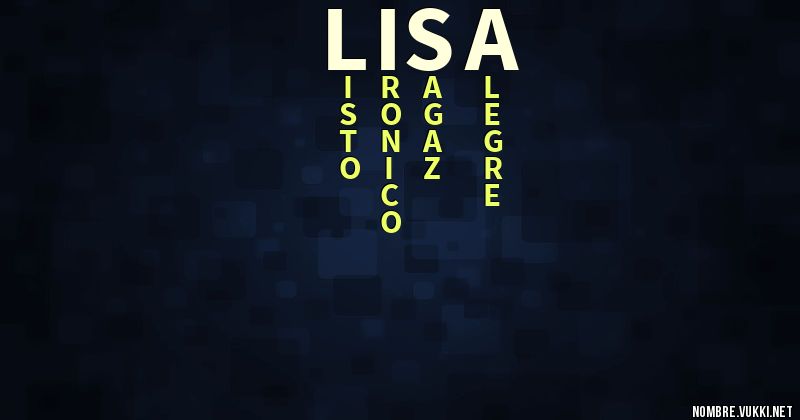 Acróstico lisa